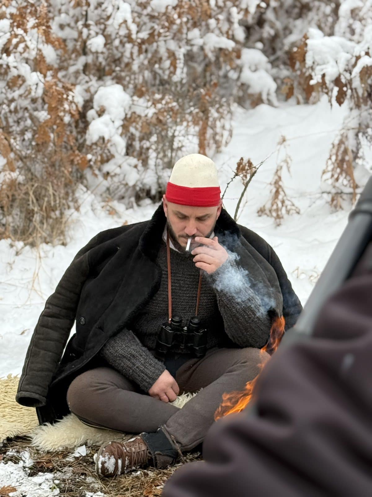 Faton Berisha - On Set